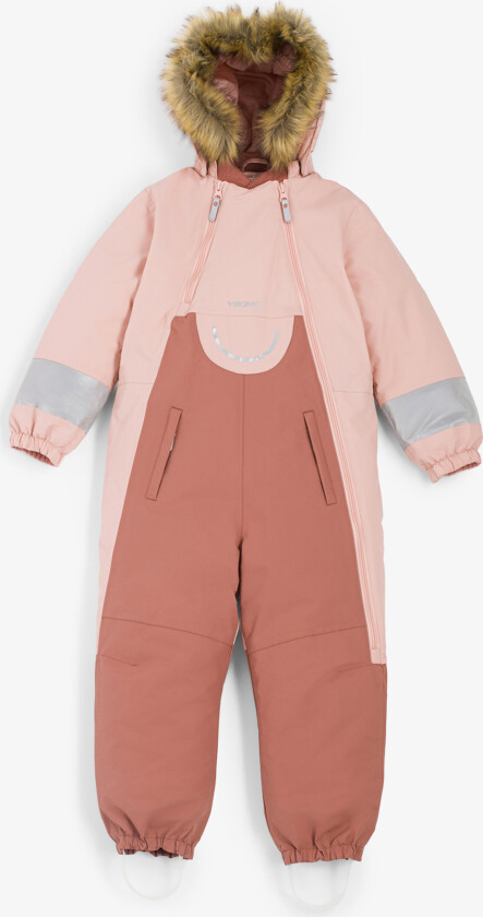 Viking Alv Winter Playsuit Kids Pink