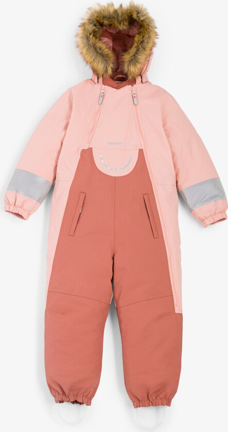Viking Alv Winter Playsuit Kids Pink