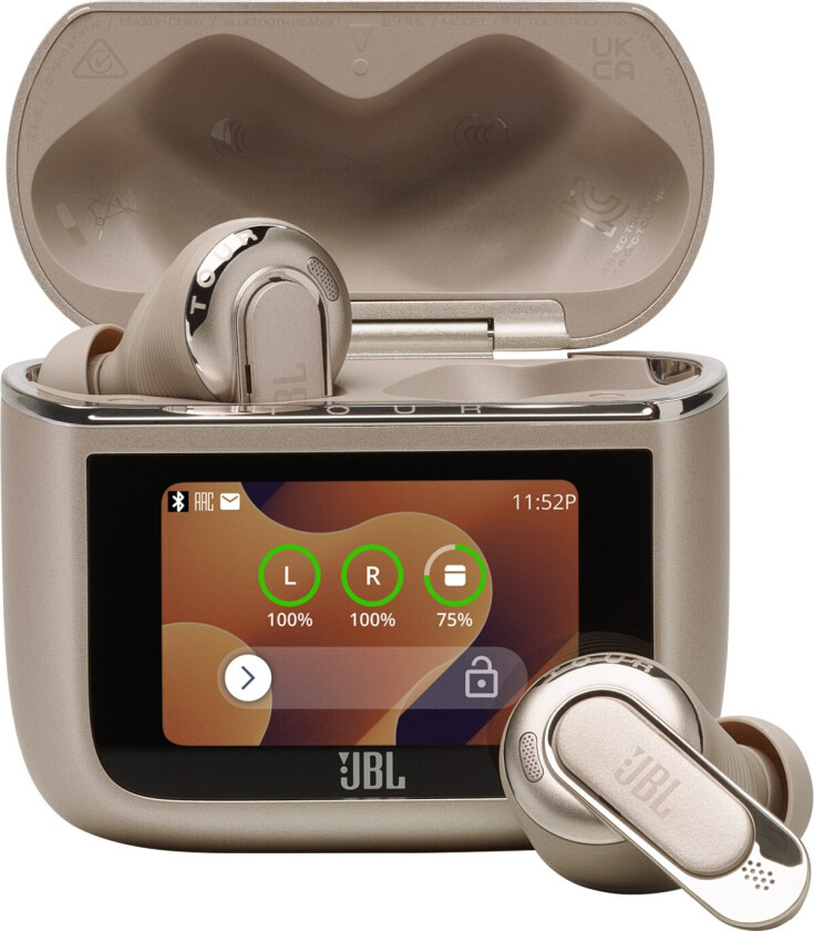 Tour Pro 3 helt trådløse in-ear hodetelefoner (latte)
