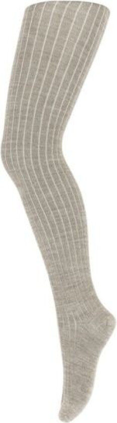 - Strømpebukse Ull og Bambus Lenox Beige Melange