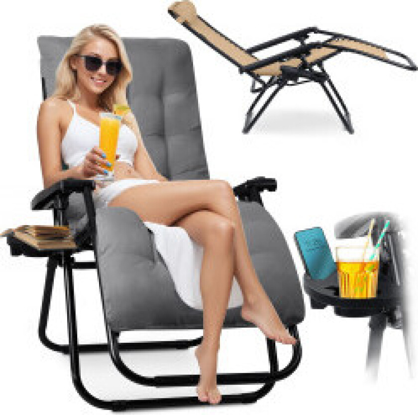 Sammenleggbar hagestol med pute Sofotel ChillWell