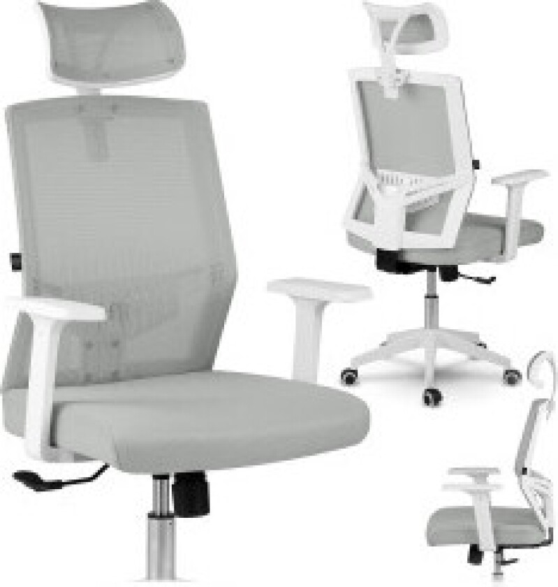 Kontorstol med micro mesh Sofotel Rotar grå