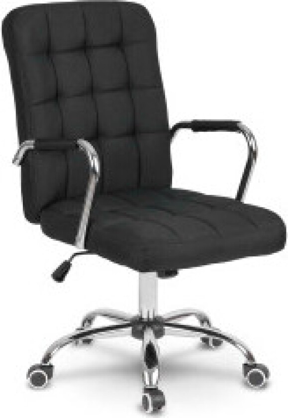 Ergonomisk kontorstol Benton i svart stoff