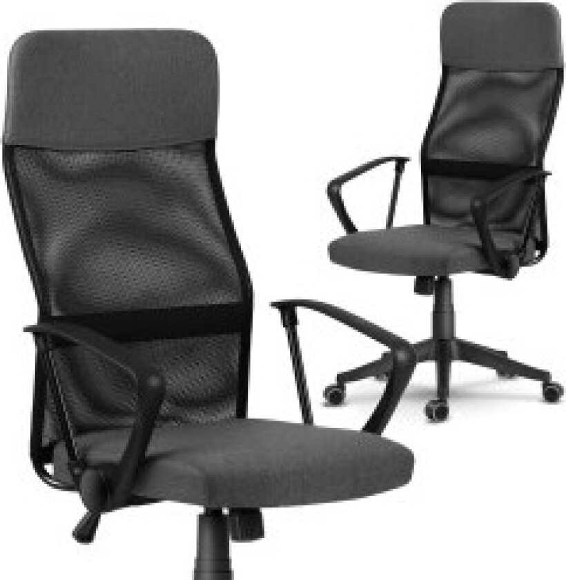 Ergonomisk kontorstol med nettingtrekk - Sofotel Sydney, mørkegrå