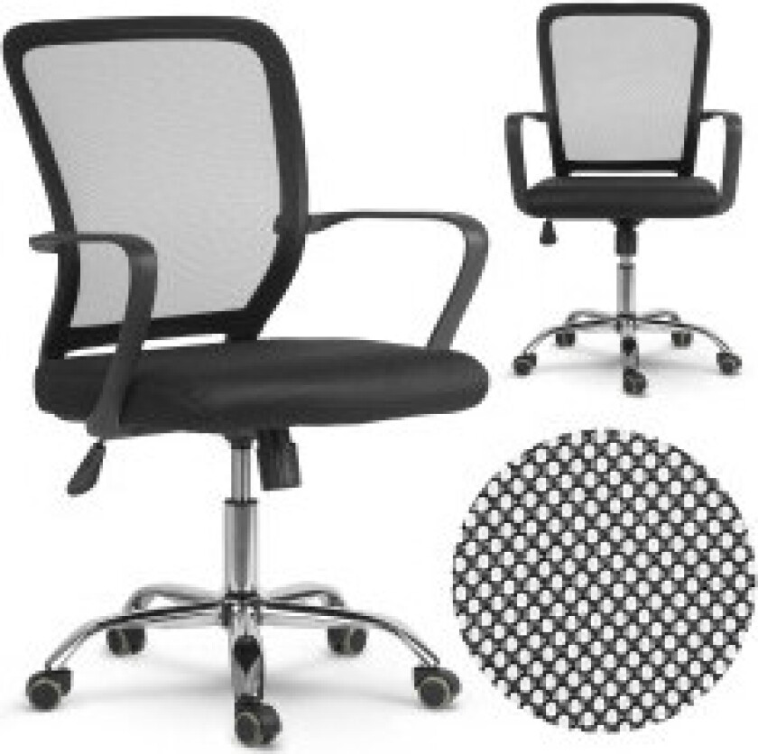 Ergonomisk kontorstol med nettingmateriale - Sofotel Diran Black