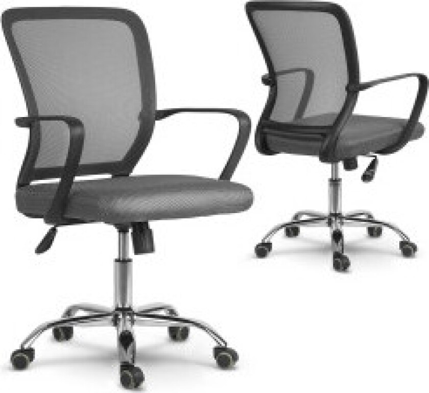 Ergonomisk kontorstol med micromesh, Sofotel Diran, grå