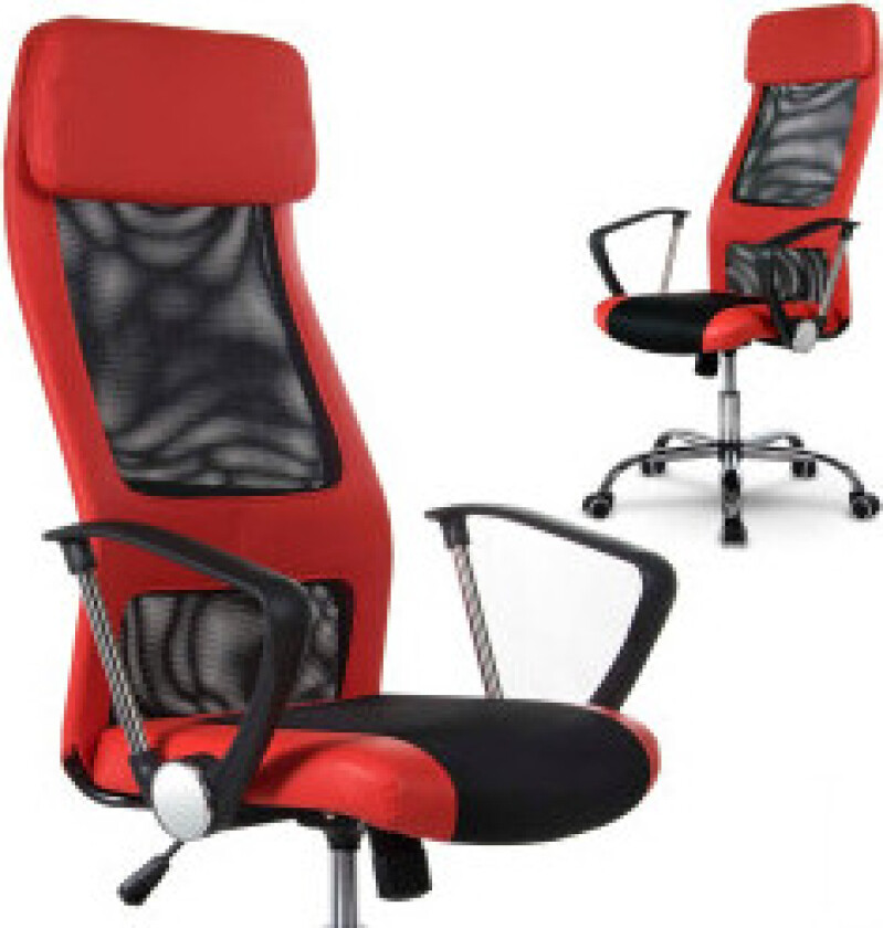 Moderne høy kontorstol Sofotel Rio rød