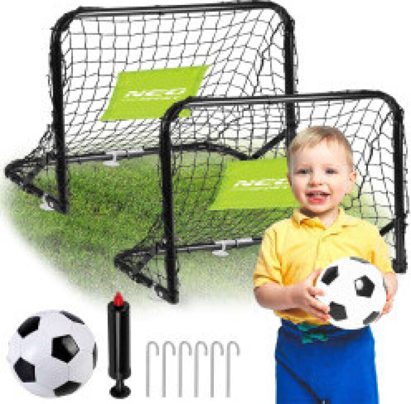 Fotballmål - sett med 2 - 60 x 45 x 25 cm NS-461