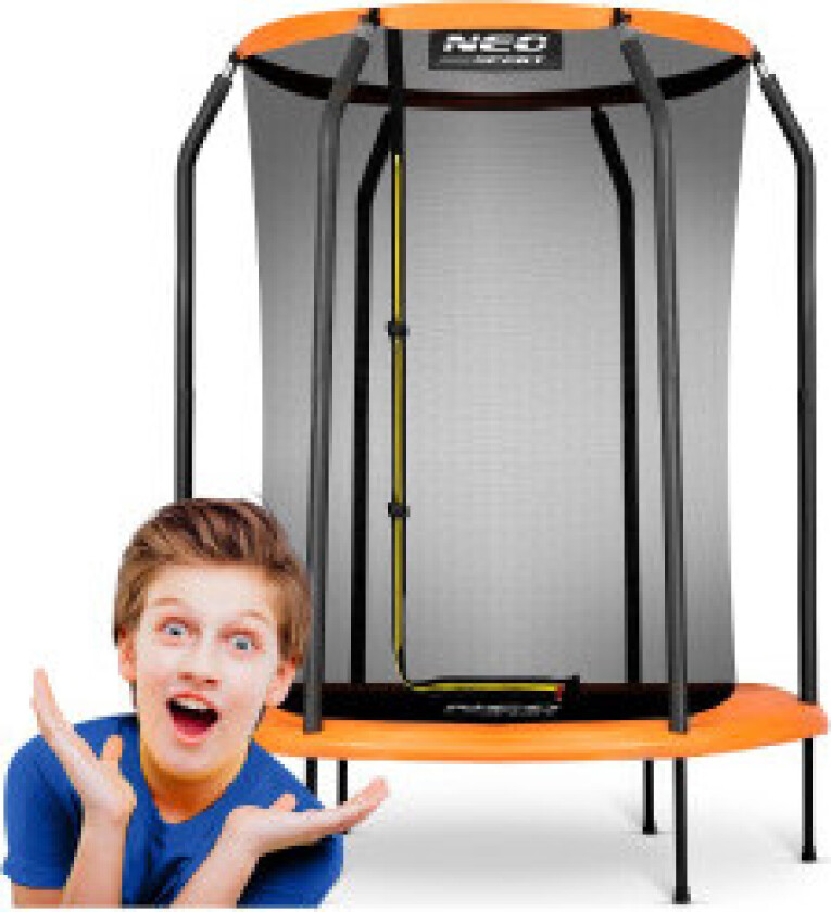 Trampoline for hagen 152 cmSettet inkluderer:- Trampoline 152 cm- 6 ben- 6 stolper med skumbeskyttelse- Innvendig sikkerhetsnett