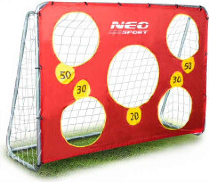 Stort fotballmål 215 x 153 x 76 cm med målmatte