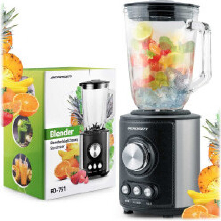 Kraftig Blender 800W Berdsen BD-751, Sort