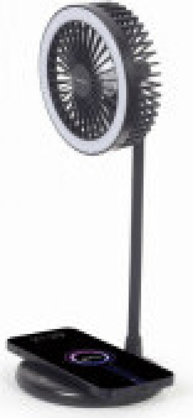 OEM bordvifte med lampe og trådløs lader - TA-WPC10-LEDFAN-01