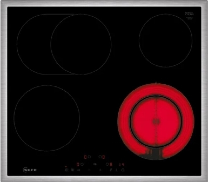 T16sdf9l0, Sort, Innebygget, 60 Cm, Keramisk, Glass-Keramikk, 4 Zone(S)