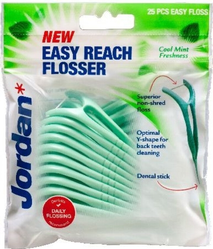 _Easy Reach Flosser Floss Tannpirker Og Tungerenser 25 Stk
