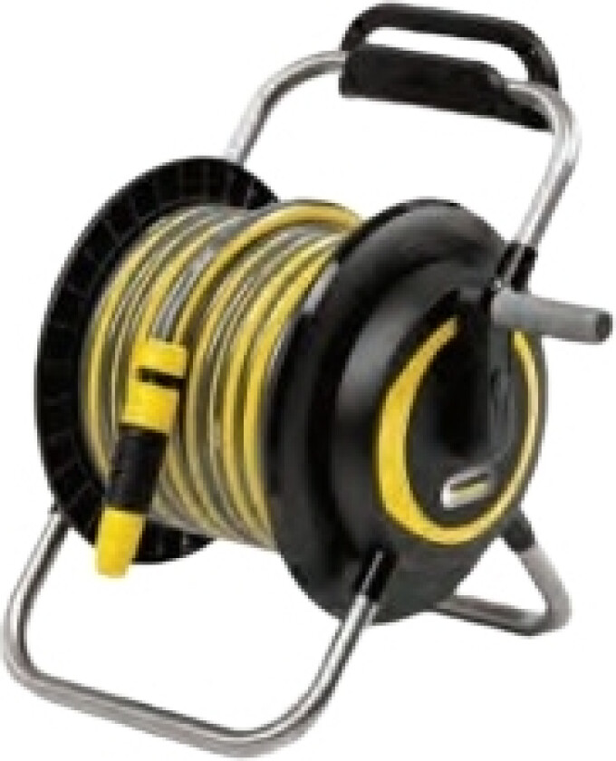 2.645-372.0 Garden Hose Reel Ground-Standing Reel Black, Yellow