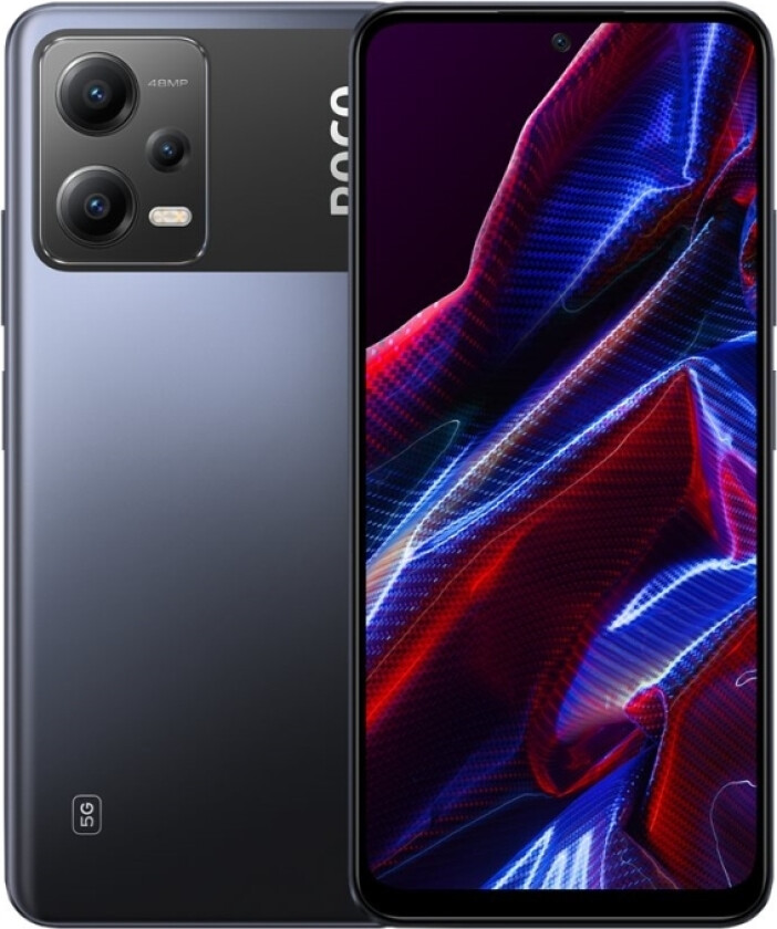 Poco X5 5G - 5G Smarttelefon - Dobbelt-Sim - Ram 6 Gb / Internminne 128 Gb - Microsd Slot - Oled-Display - 6.67" - 2400 X 1080 Piksler (120 Hz
