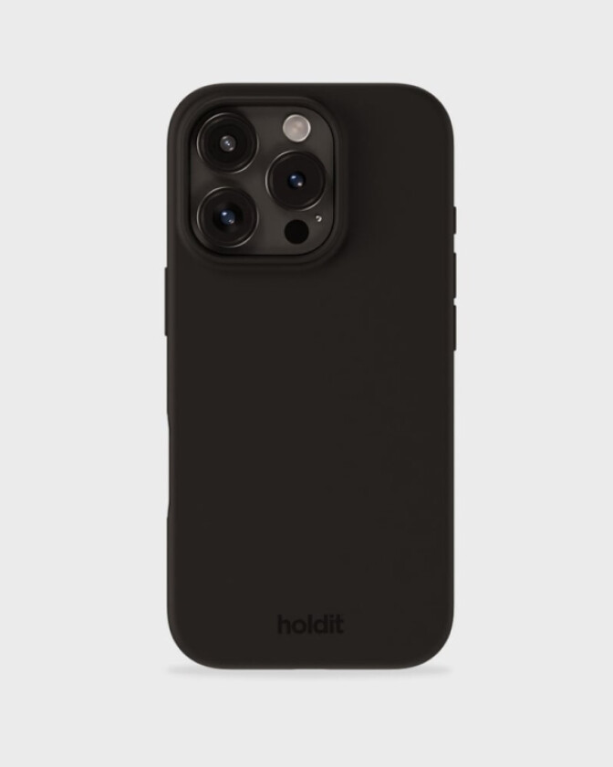 Holdit Silicone Case Accs Iphone 16 Pro Black