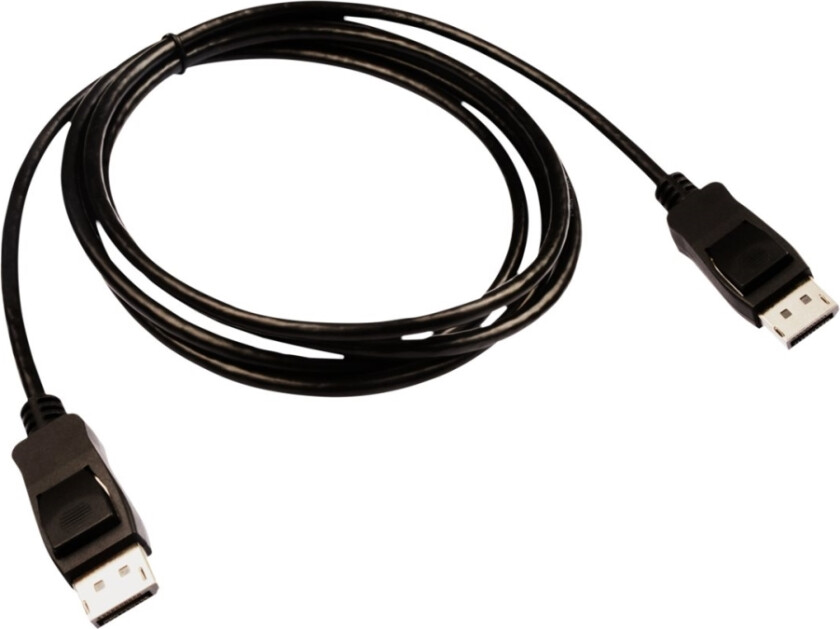 - Displayport-Kabel - Displayport (Hann) Til Displayport (Hann) - Displayport 1.4 - 2 M - Svart