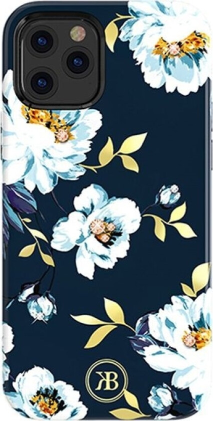 Blossom-Deksel Dekorert Med Original Swarovski Crystals Iphone 12 Pro Max Flerfarget (Gardenia)