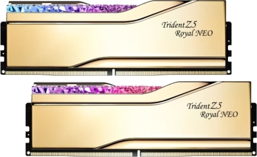 32B (2X16) Ddr5 8000Mhz Trident Z5 Royal Neo Rgb Gold (Amd) Cl38 1.45V