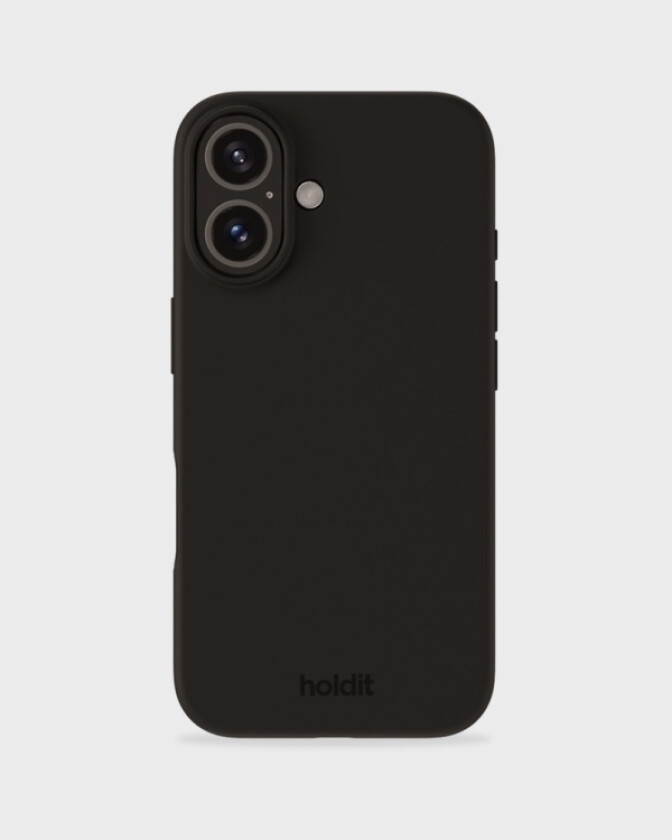 Holdit Silicone Case Accs Iphone 16 Plus Black