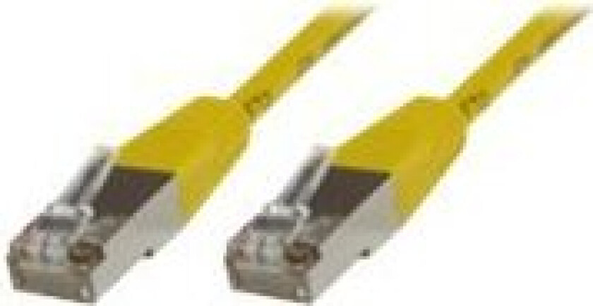 Microconnect - Nettverkskabel - Rj-45 (Hann) Til Rj-45 (Hann) - 10 M - Ftp - Cat 6 - Gul