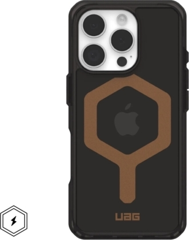 Uag Uag Plyo Magsafe - Obudowa Ochronna Do Iphone 16 Pro Kompatybilna Z Magsafe (Black/Bronze)