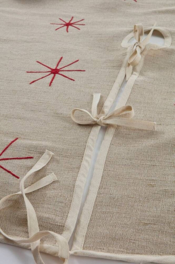 CHARON juletrekappe diameter 120 cm Natural/red