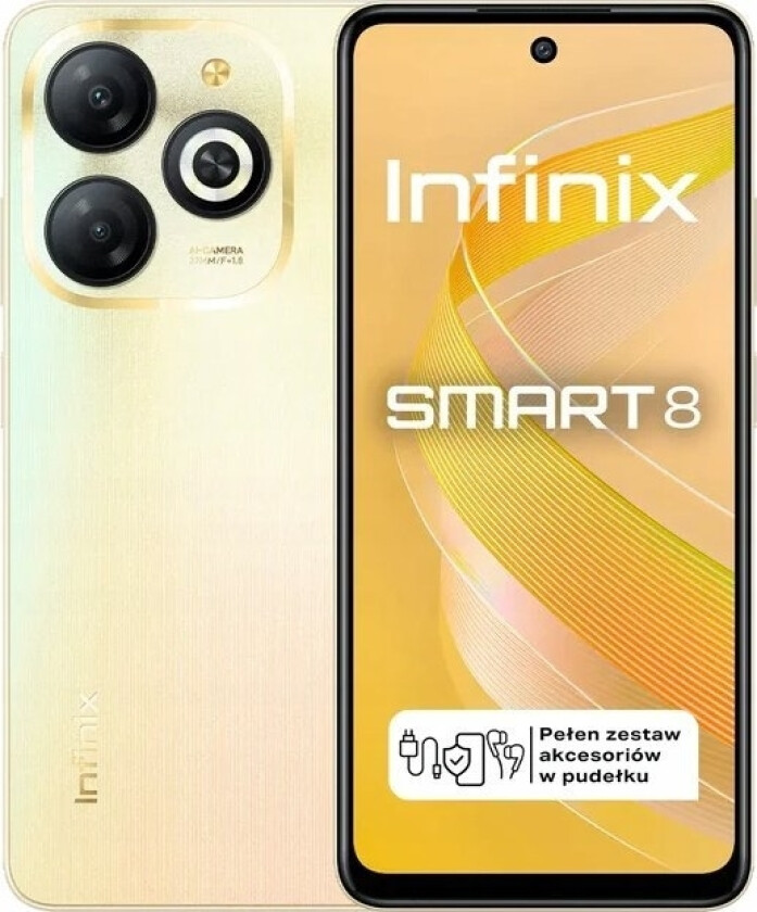 Smart 8 3/64 Gb Oransje Smarttelefon (35209)