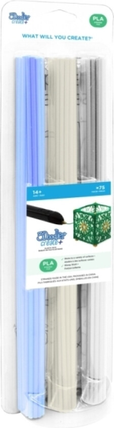 Create Filament Pla 3 Colors Pl-Clear-75, 75 Stykker, 2 G
