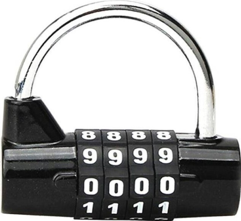 Rw19d Bike Lock Code Lock Steel Black