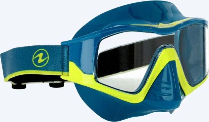 dykkemaske til voksne - Vita - Mørkeblå/gul - Dykkemaske for voksne (+16 år)