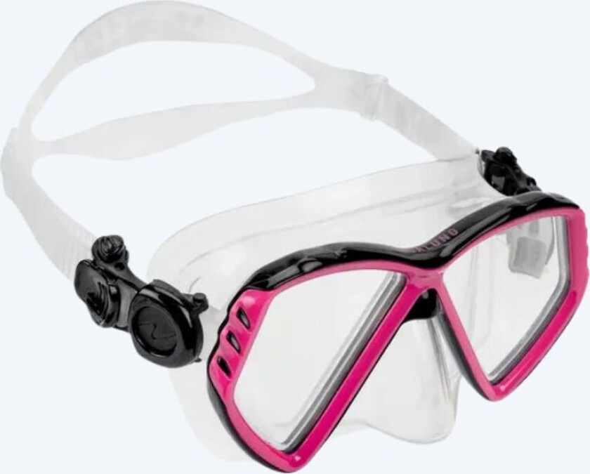 dykkemaske til barn (4-12) - Cub - Svart/rosa - Dykkemaske for barn (4-12 år)