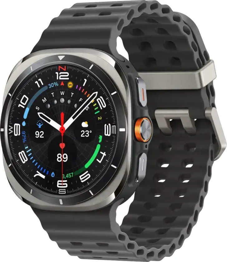 Galaxy Watch Ultra Titanium Silver with Dark Gray Marine Band