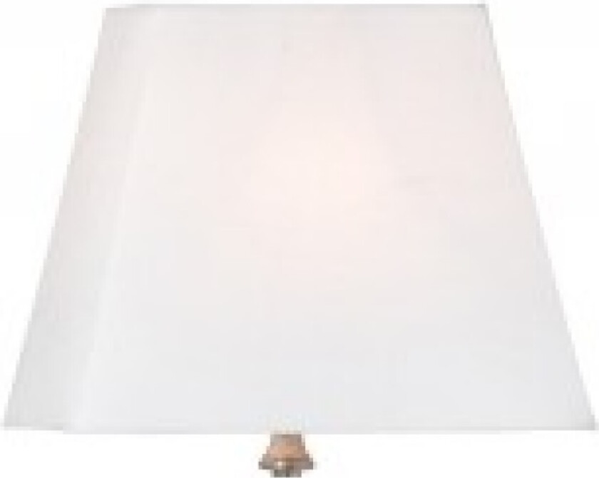 Basic Rectangular lampeskjerm 22 cm Hvit