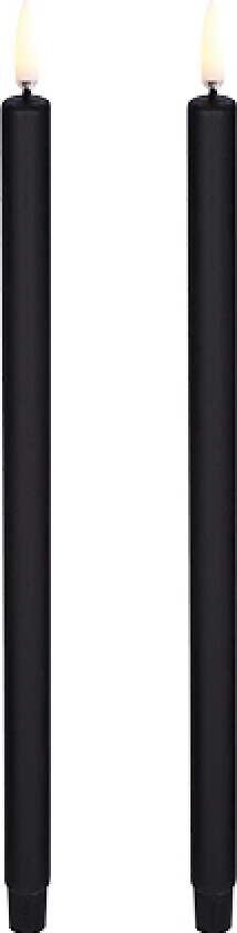 Bilde av Taper mini LED-lys 2-pakning 1,3 x 25 cm Svart