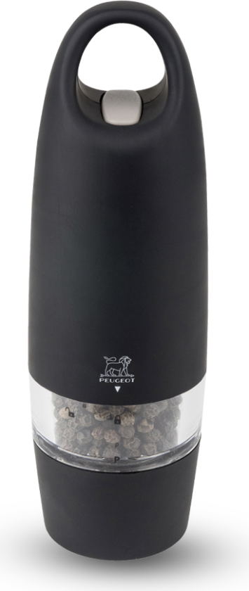 Zest Soft Touch elektrisk pepperkvern 18 cm Svart