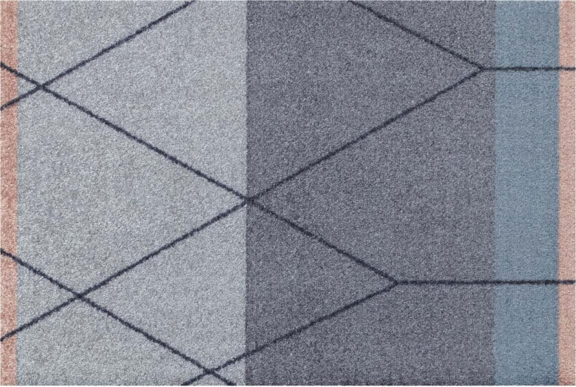 Linea All-round teppe 55x80 cm Mørkegrå