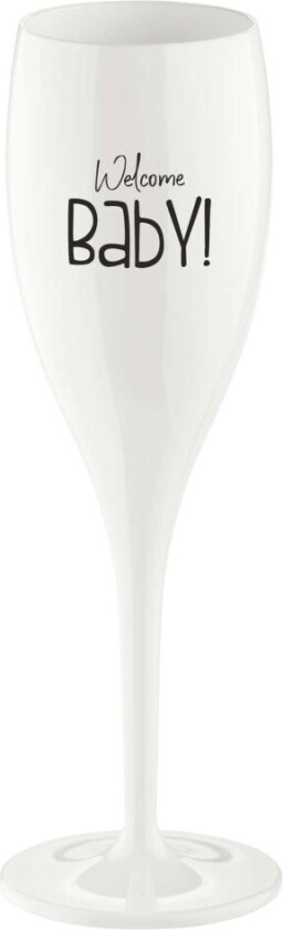 Cheers champagneglass 10 cl 6-pakning Welcome baby