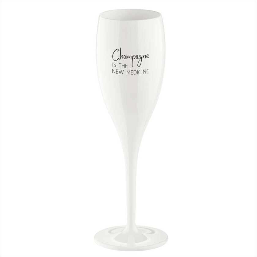 Cheers champagneglass 10 cl 6-pakning Champagne the new medicine