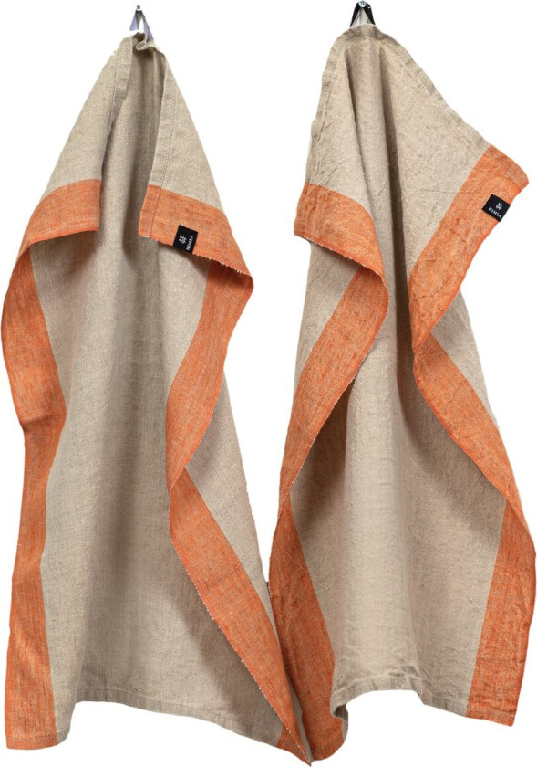 Randolf kjøkkenhåndkle 50x70 cm Pumpkin-natural