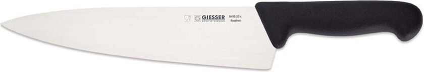Geisser kokkekniv 23 cm Svart