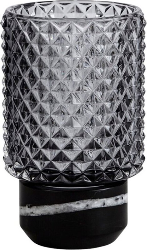 Sons of Marble lyslykt Ø9x15 cm Svart-smoke