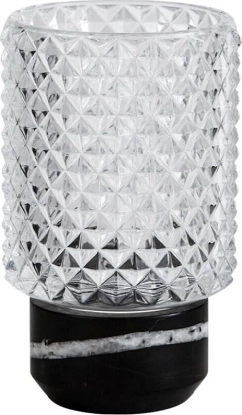 Sons of Marble lyslykt Ø9x15 cm Svart-klar