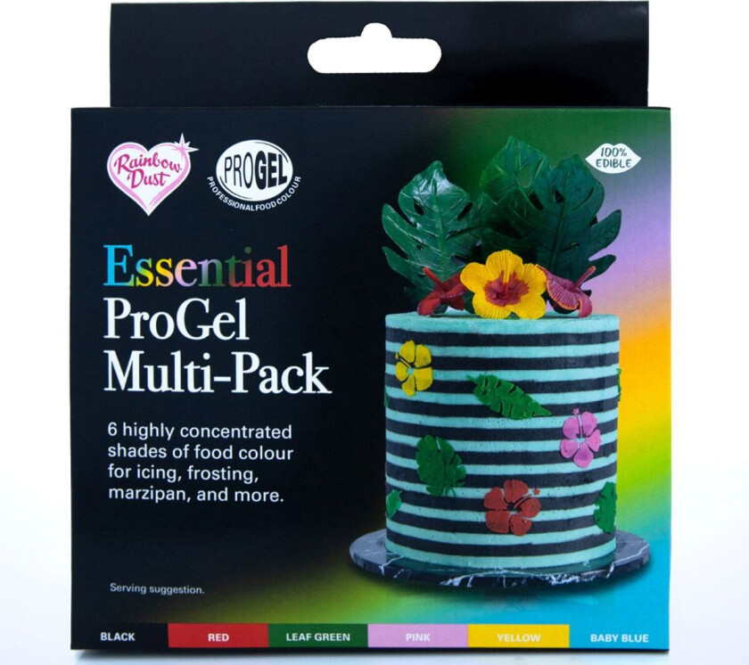 ProGel pastafarge -Multipack- 6 farger
