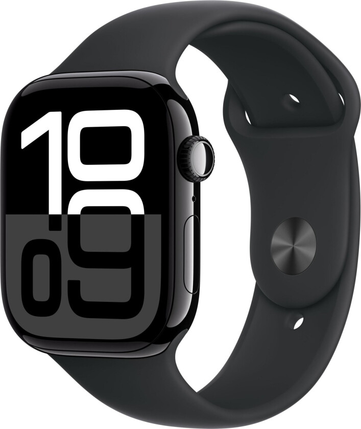 Demo Apple Watch S10 46mm GPS (Sort Aluminium/Sort Sport Band) S/M