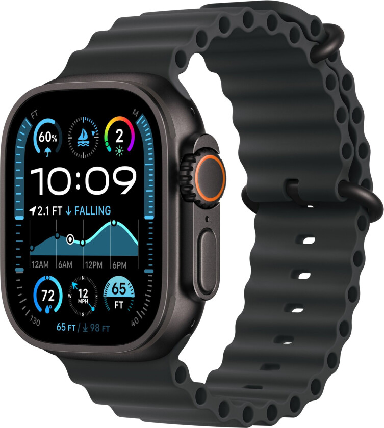 Demo Apple Watch Ultra 2 49mm GPS+CEL (Sort Titan/Sort Ocean Band)