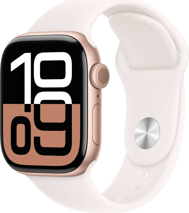 Demo Apple Watch S10 42mm GPS (Rosegull/Svak Rosa Sport Band) S/M