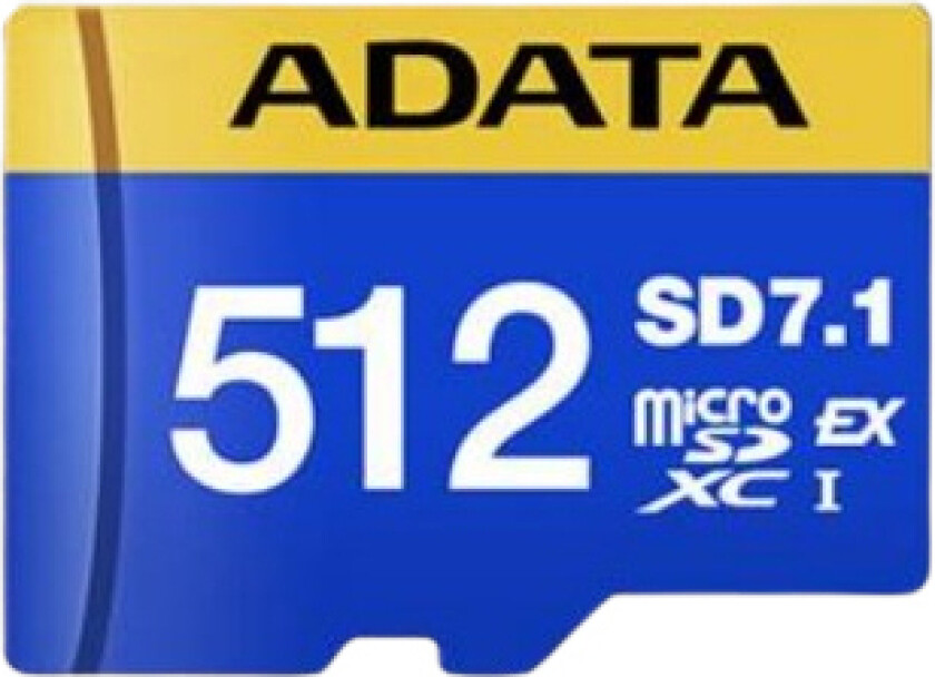 Kart Adata Adata Microsdxc-Kort 512Gb Premier Extreme Sd7.1, U3, C10, V30 (R:800/W:700 Mb/S)