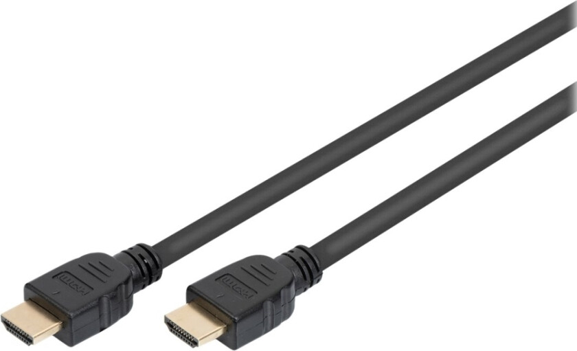 - Ultra High Speed - Hdmi-Kabel Med Ethernet - Hdmi Hann Til Hdmi Hann - 1 M - Trippel Beskyttelse - Svart - 8 K 60 Hz (7680 X 4320) Støtte